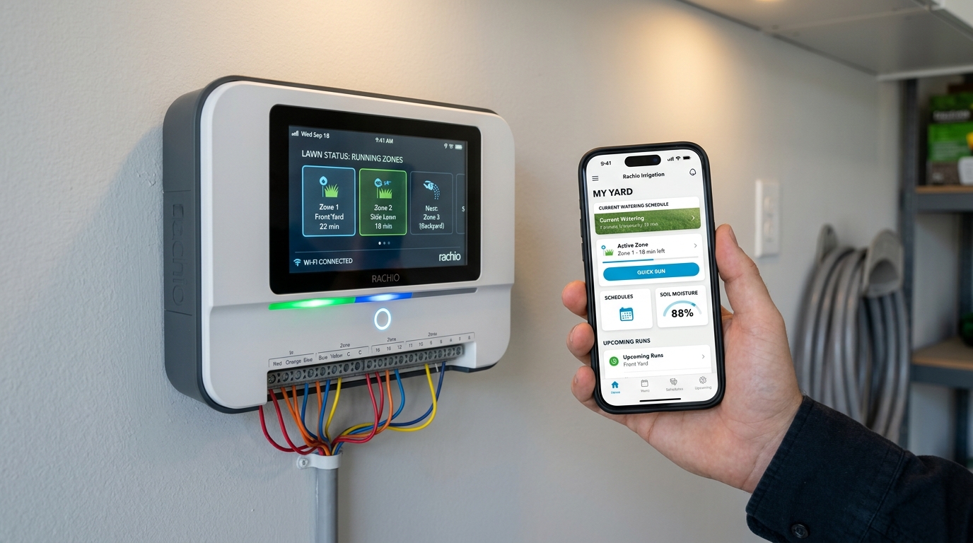 Smart Wi-Fi Irrigation Controller with Smartphone App